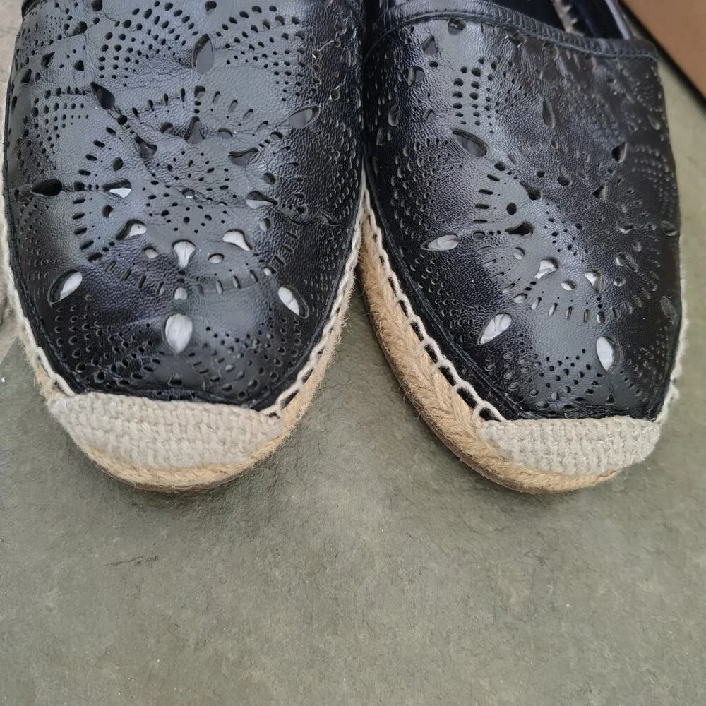 Burberry Leather Espadrille Shoes